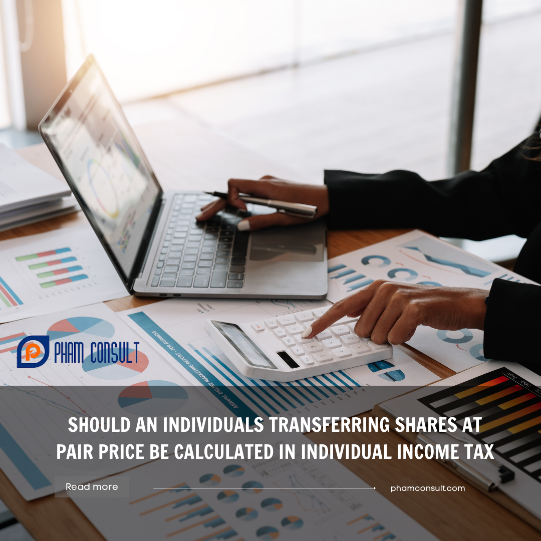 SHOULD AN INDIVIDUALS TRANSFERRING SHARES AT PAIR PRICE BE CALCULATED