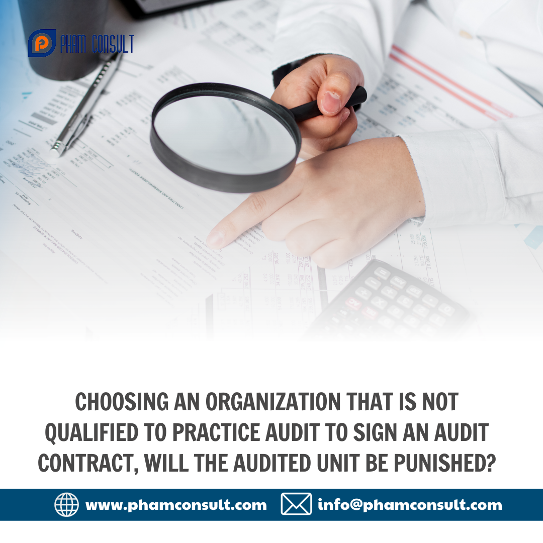 CHOOSING AN ORGANIZATION THAT IS NOT QUALIFIED TO PRACTICE AUDIT TO ...