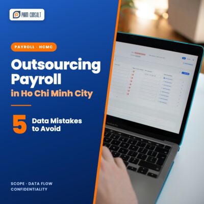 Monthly data flow when outsourcing payroll in Ho Chi Minh City