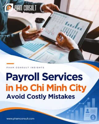 Payroll services in Ho Chi Minh City with payroll documents, calculator and business reports for companies in Vietnam